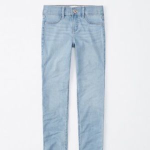 Abercrombie kids light wash jeans